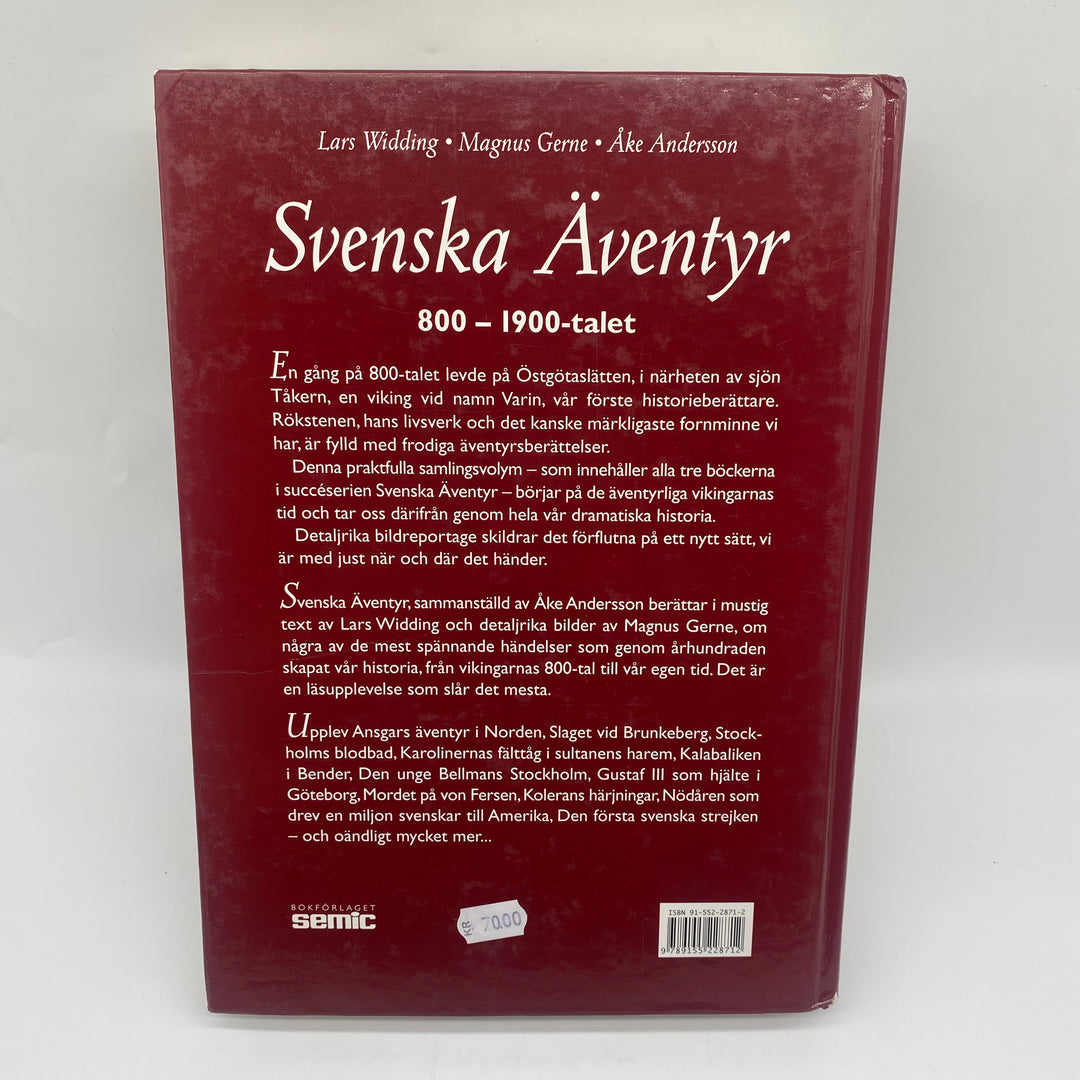 Svenska Äventyr Historiebok Av Widding