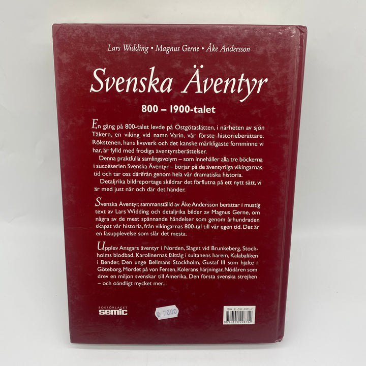 Svenska Äventyr Historiebok Av Widding
