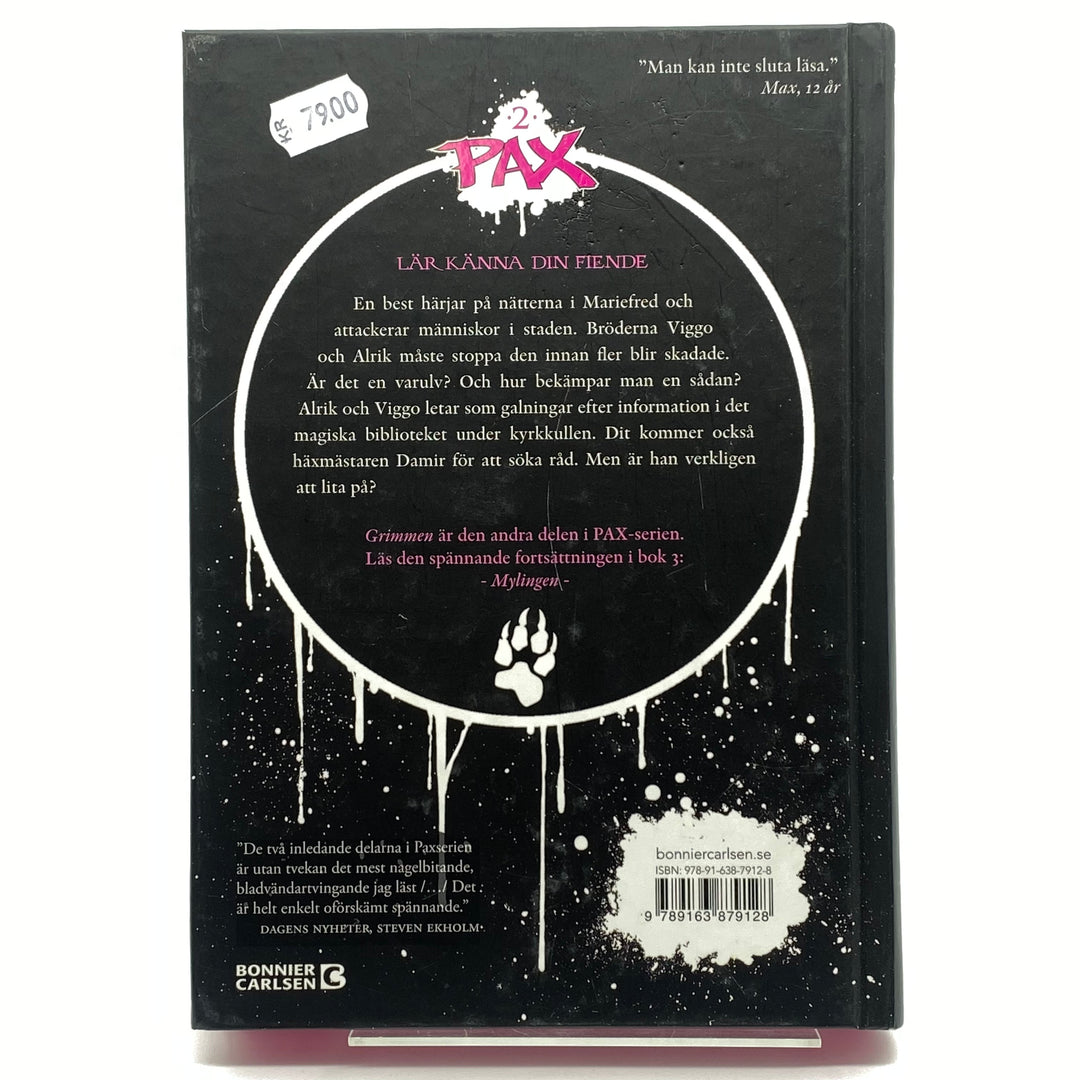 Pax Grimmen av Åsa Larsson ungdomsbok