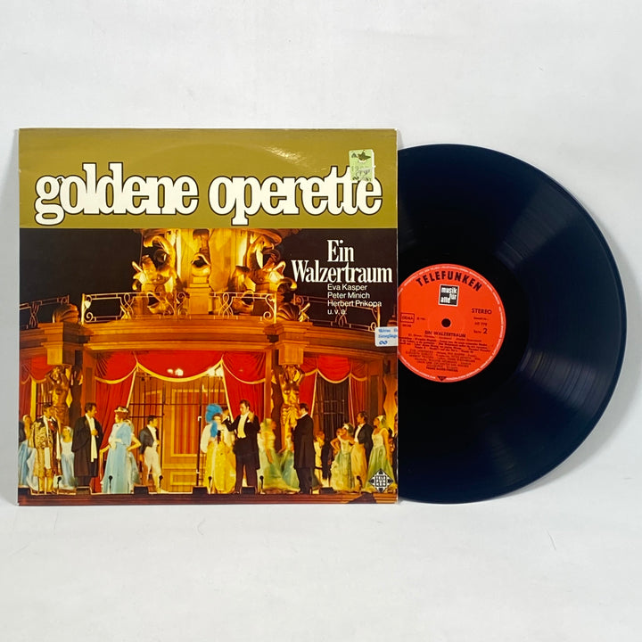 Goldene Operette vinylskiva retro från Telefunken