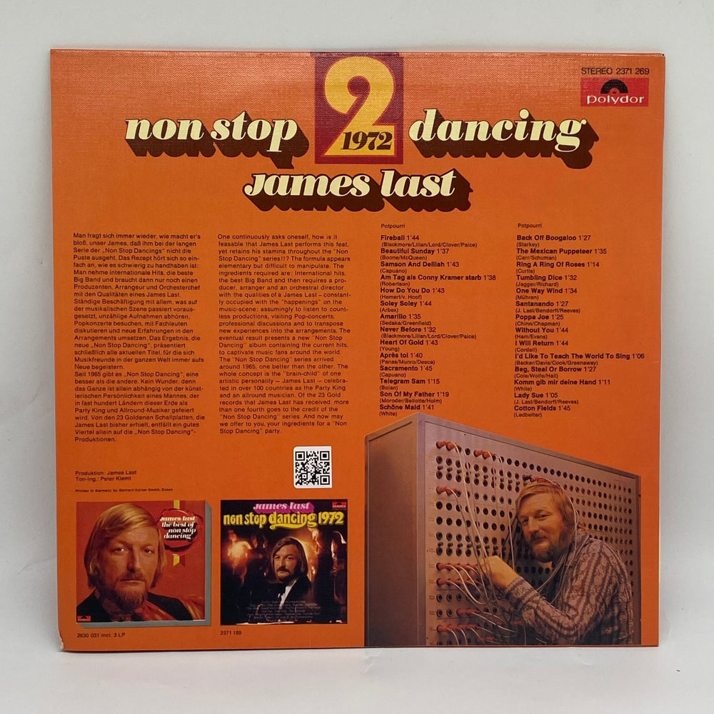 James Last 1972 Non Stop Dancing LP Vinyl - Homy Secondhand Online