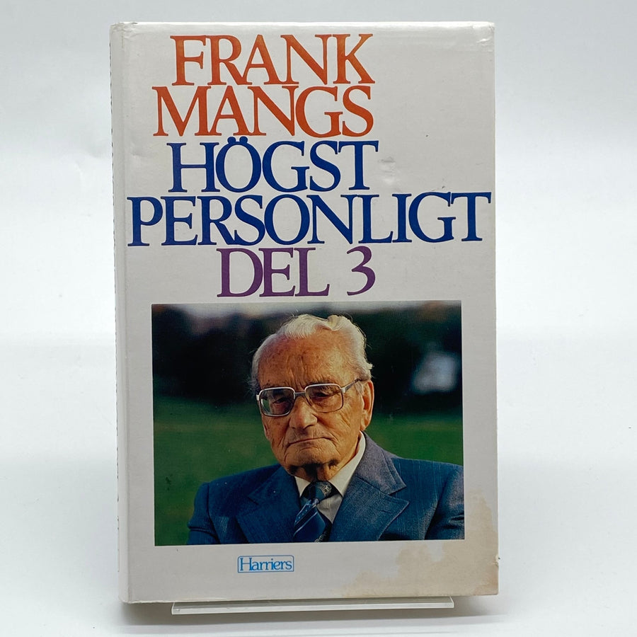 Frank Mangs Högst Personligt Del 3 Bok - Homy Secondhand Online