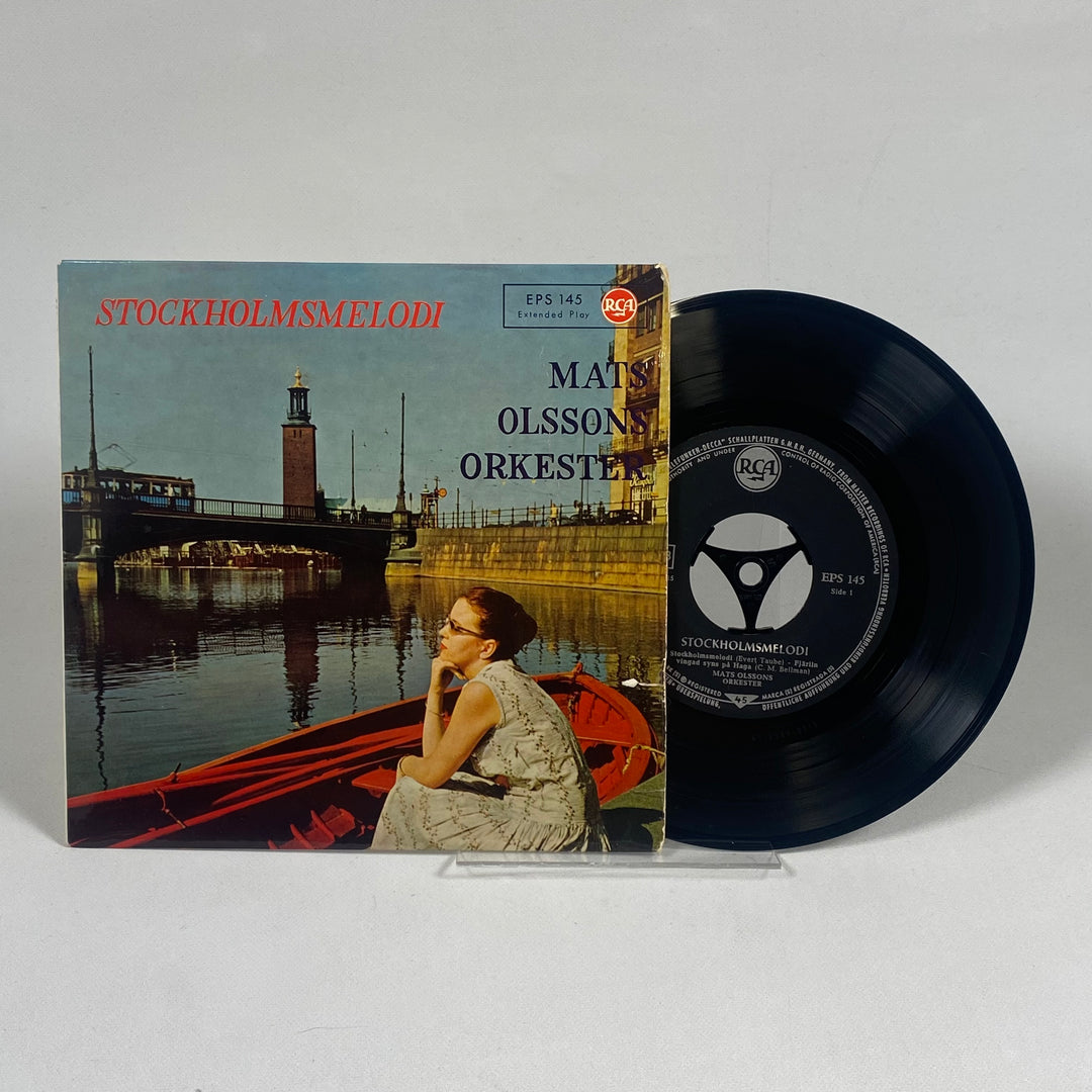 Retro Vinylskiva Stockholmsmelodi Mats Olssons Orkester