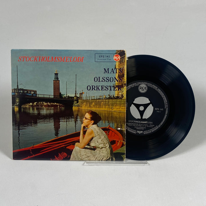 Retro Vinylskiva Stockholmsmelodi Mats Olssons Orkester