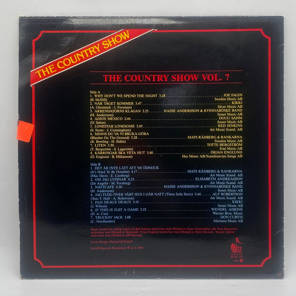 Country Show Vol.7 Vinylskiva Retro - Homy Secondhand Online