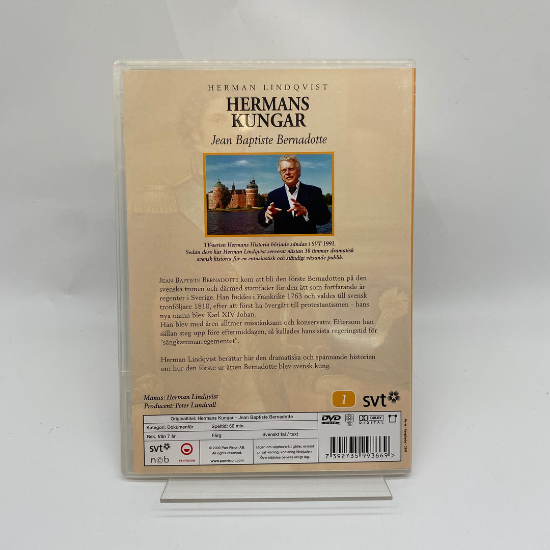DVD Hermans Kungar Jean Baptiste Bernadotte Dokumentär