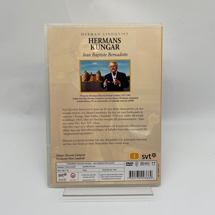 DVD Hermans Kungar Jean Baptiste Bernadotte Dokumentär