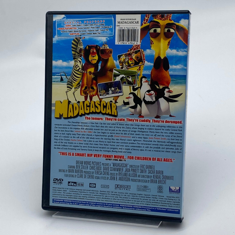Madagascar DVD barnfilm i widescreen edition - Homy Secondhand Online