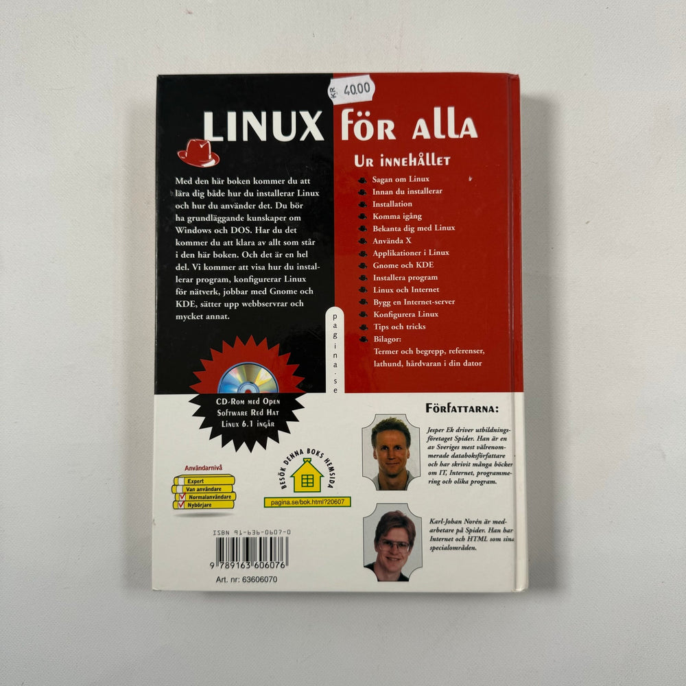 Linux för alla av Jesper Ek och Karl - Johan Norén - Homy Secondhand Online