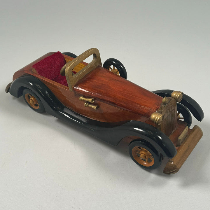 Dekorativ Träbil - Retro Stil - Homy Secondhand Online