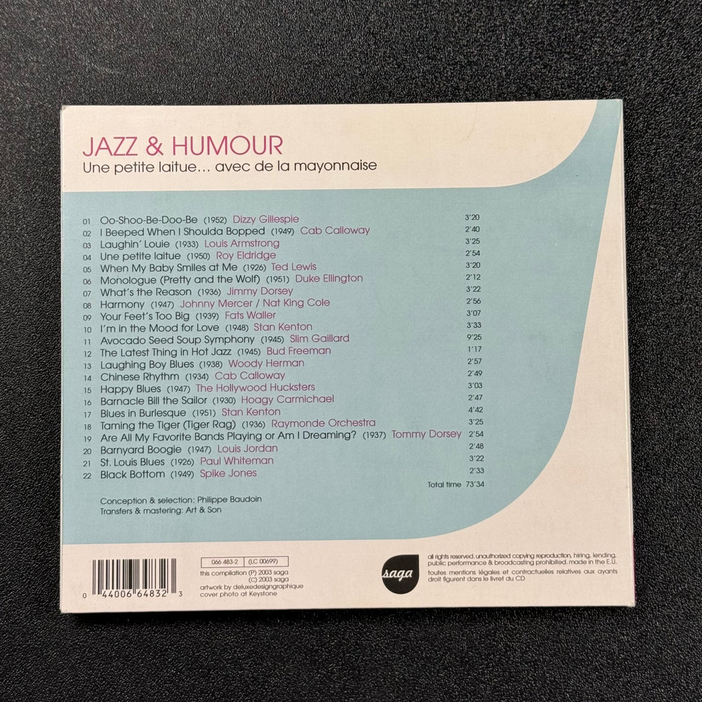 Jazz & Humour - “Une petite laitue… avec de la mayonnaise” CD Album - Homy Secondhand Online