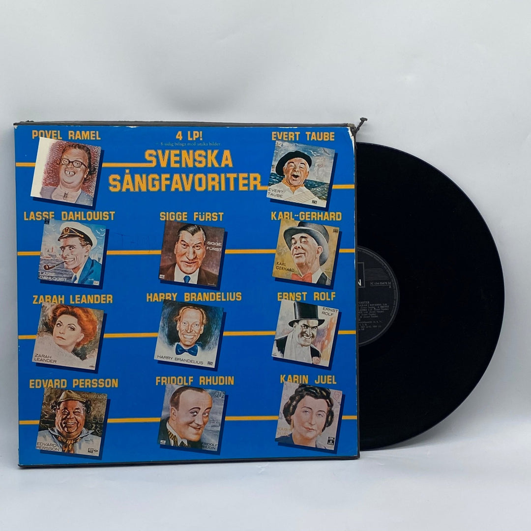 Svenska Sångfavoriter vinylskiva 4 LP klassiker - Homy Secondhand Online