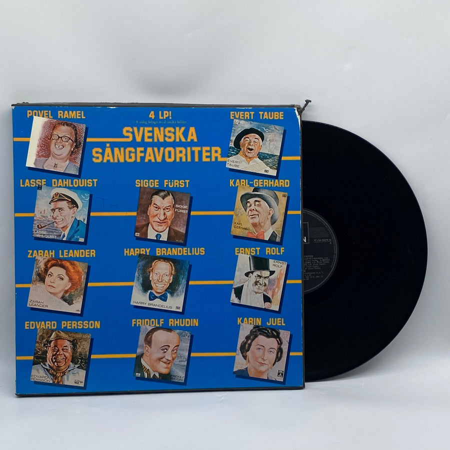 Svenska Sångfavoriter vinylskiva 4 LP klassiker - Homy Secondhand Online