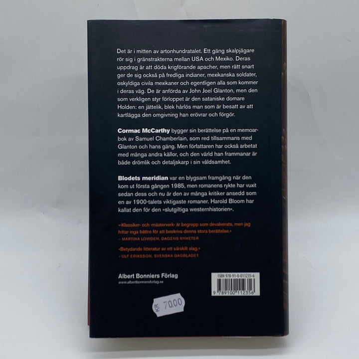 Blodets meridian av Cormac McCarthy, Albert Bonniers - Homy Secondhand Online