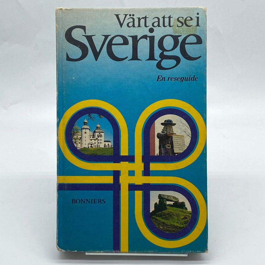 Vintage Reseguide Bok Värt att se i Sverige Bonniers - Homy Secondhand Online