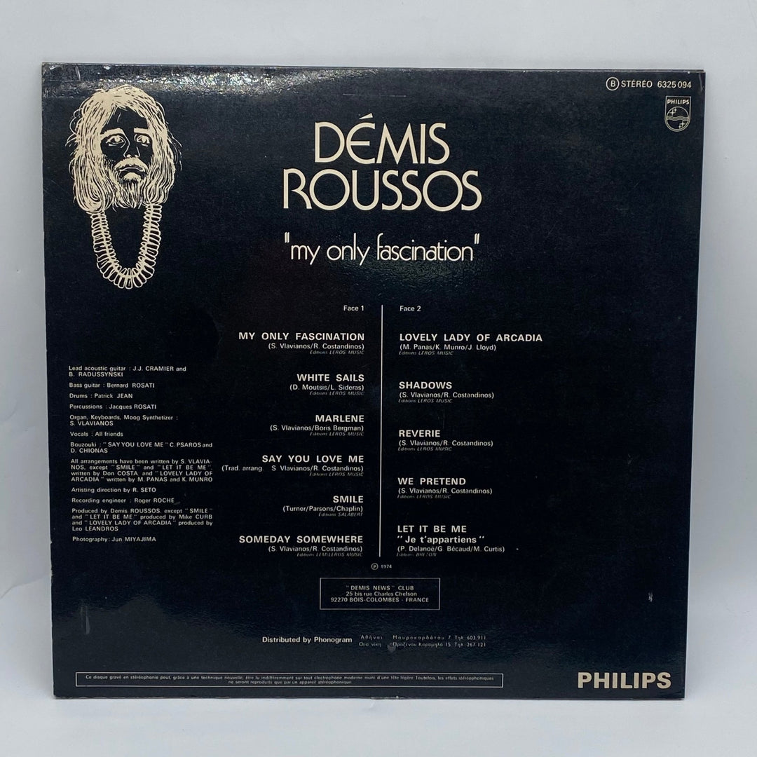 Demis Roussos vinylskiva My Only Fascination - Homy Secondhand Online