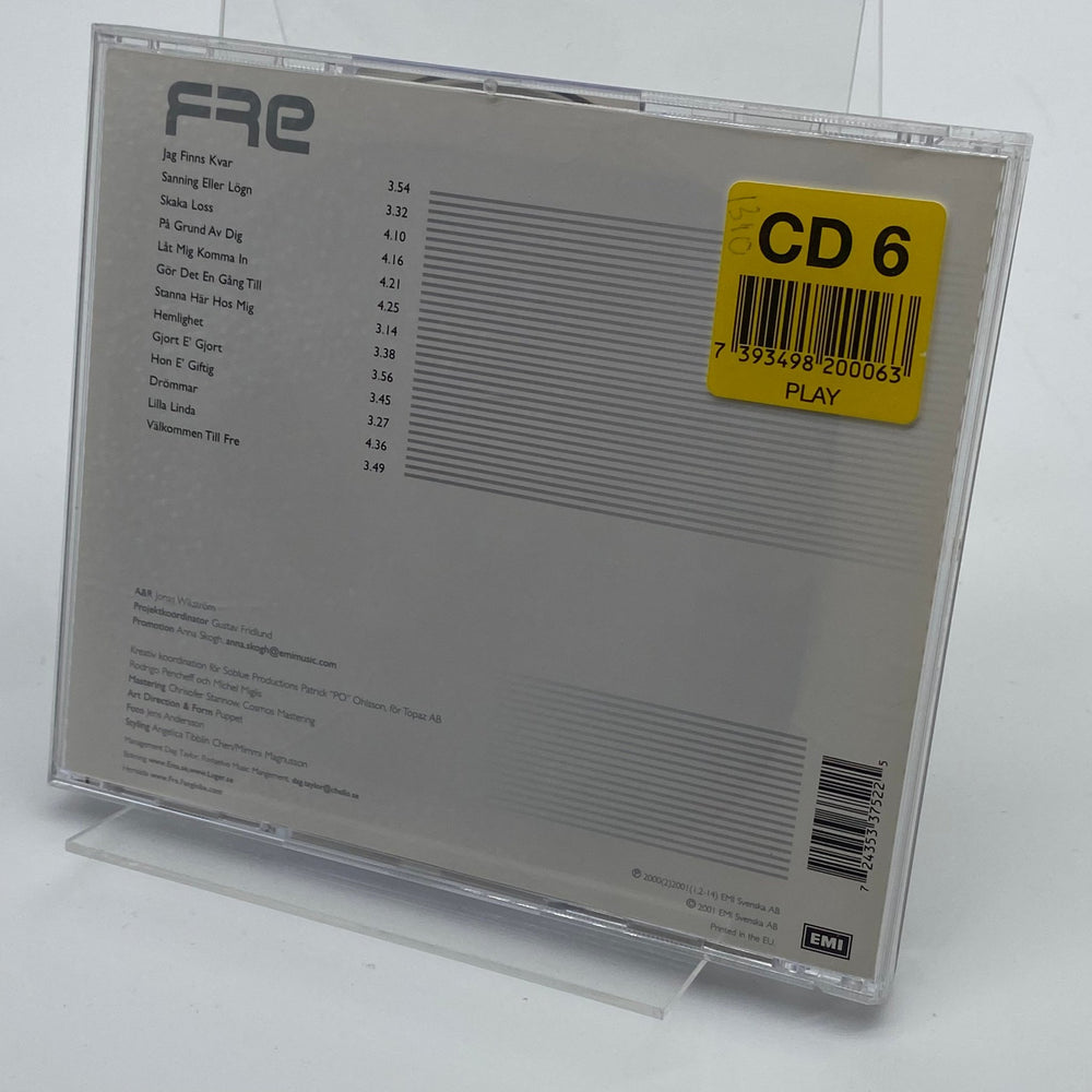 FRE - Välkommen Till FRE CD Musikalbum - Homy Secondhand Online