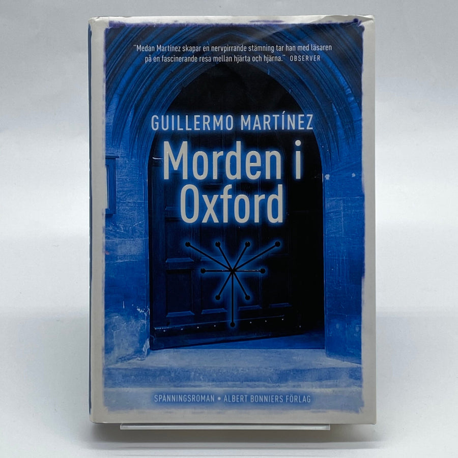 Spänningsroman Morden i Oxford Guillermo Martínez - Homy Secondhand Online
