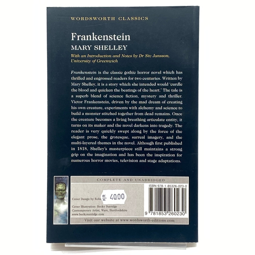 Frankenstein av Mary Shelley, klassiker i pocket - Homy Secondhand Online