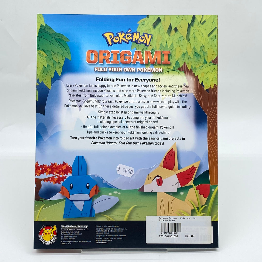 Pokémon Origami bok – skapa egna figurer