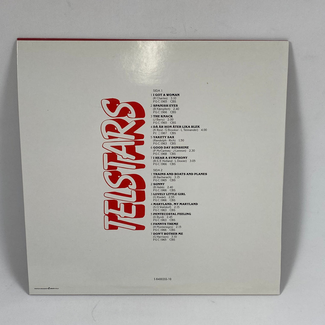 Telstars Retro Vinylskiva 12" Perfekt Skick