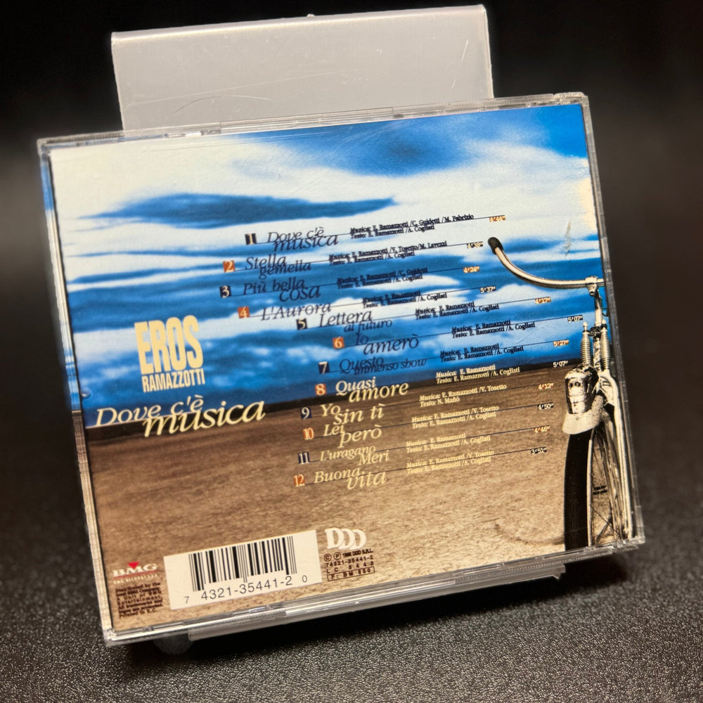 Eros Ramazzotti CD "Dove c'è Musica" - Homy Secondhand Online