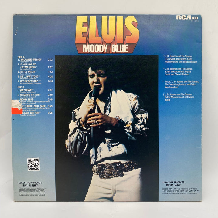 Elvis Presley - Moody Blue Vinylskiva - Homy Secondhand Online