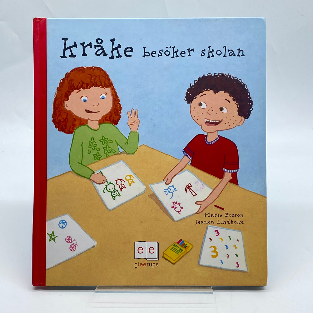 Kråke besöker skolan barnbok Gleerups