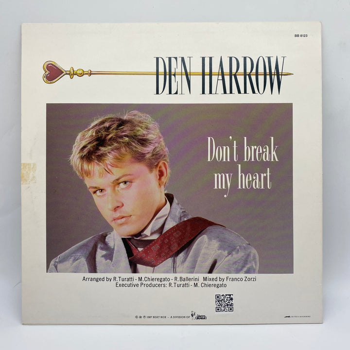 Den Harrow Vinyl – Don't Break My Heart 1980 - talet - Homy Secondhand Online