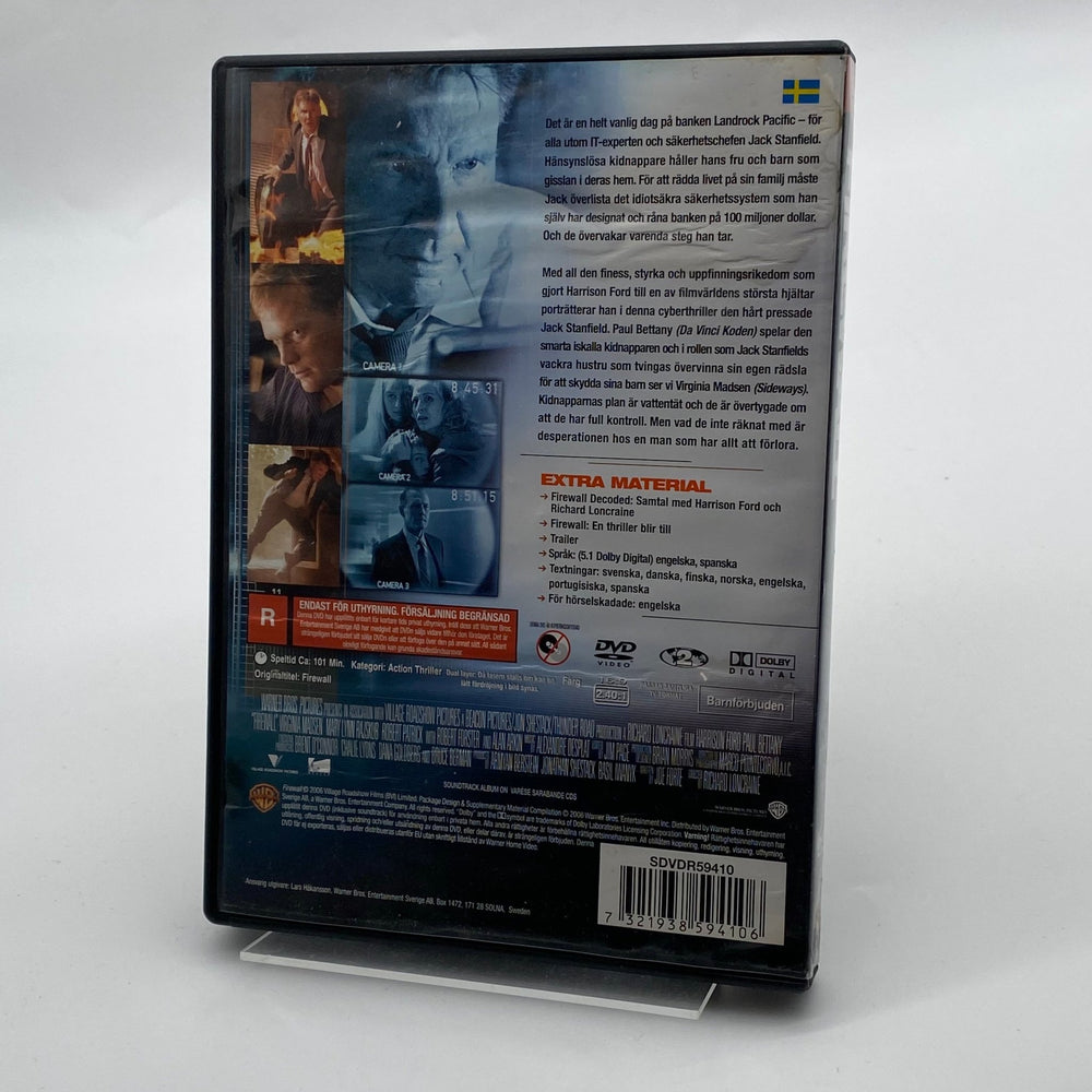 Firewall DVD med Harrison Ford Thriller - Homy Secondhand Online