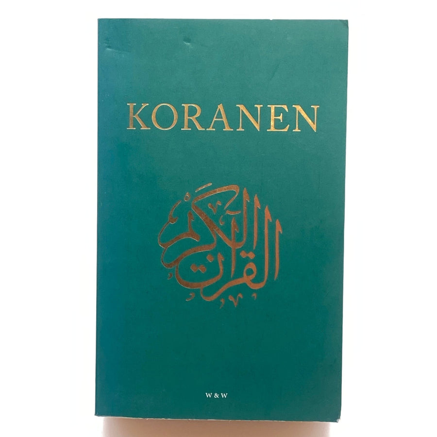 Koranen i grönt omslag med gulddetaljer W&W - Homy Secondhand Online