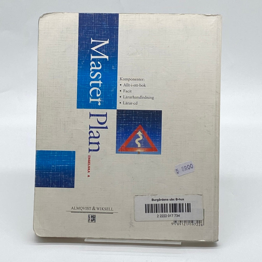 Retrobok Master Plan med trafikmotiv - Homy Secondhand Online