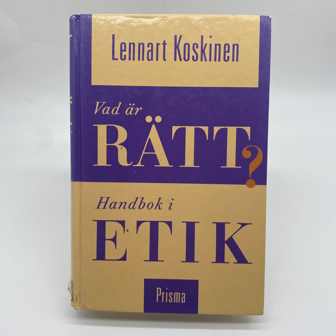 Lennart Koskinens Handbok i Etik - Homy Secondhand Online