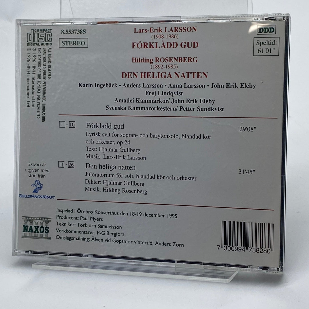 Lars - Erik Larsson: Förklädd Gud CD - Homy Secondhand Online