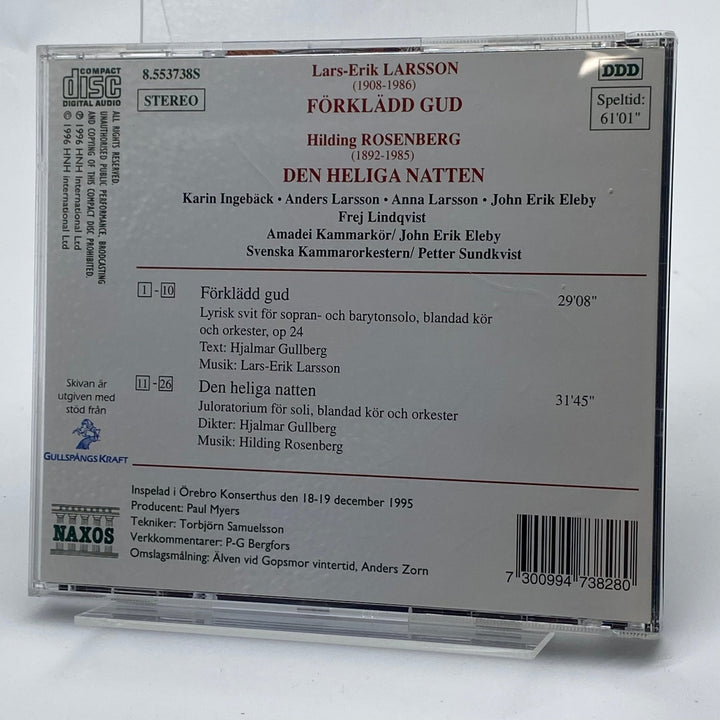 Lars - Erik Larsson: Förklädd Gud CD - Homy Secondhand Online