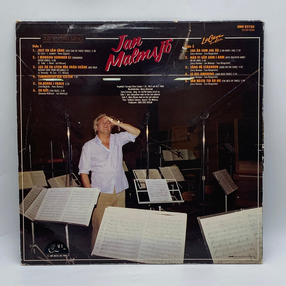 Jan Malmsjö vinylskiva Just En Sån Sång - Homy Secondhand Online