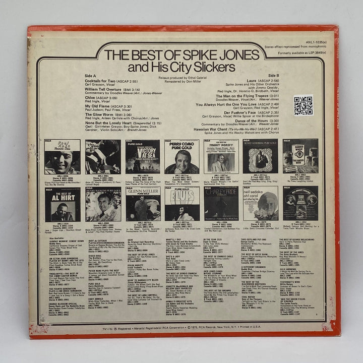 Spike Jones bästa hits på vinyl - Homy Secondhand Online