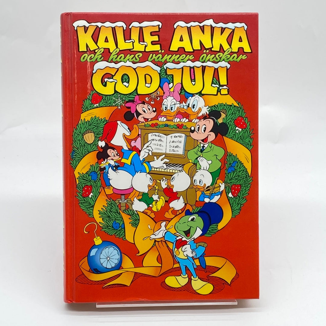Kalle Anka vintage julbok i rött - Homy Secondhand Online