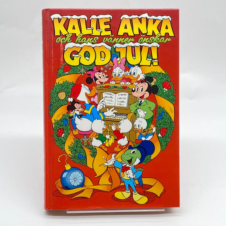 Kalle Anka vintage julbok i rött - Homy Secondhand Online