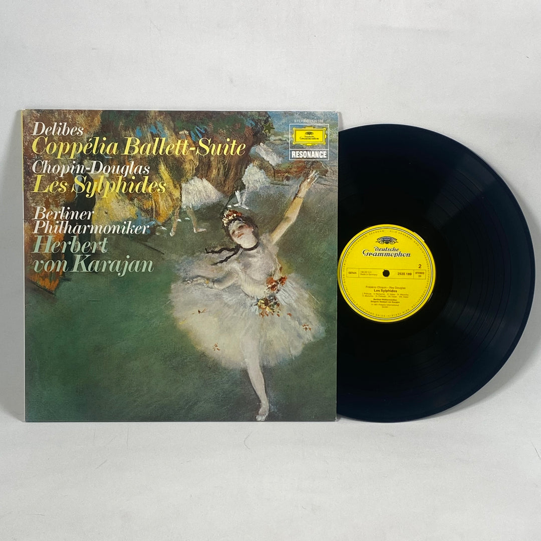 Vintage vinylalbum med Berliner Philharmoniker