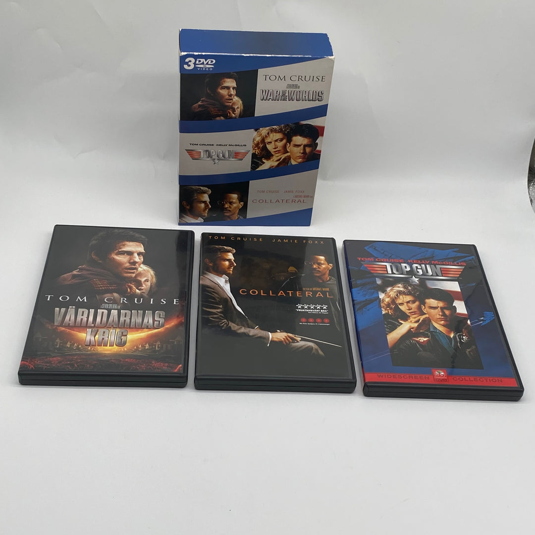 Tom Cruise-filmset på DVD, mycket gott skick