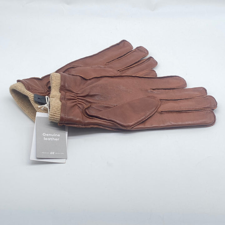 Bruna läderhandskar från H&M herrmode