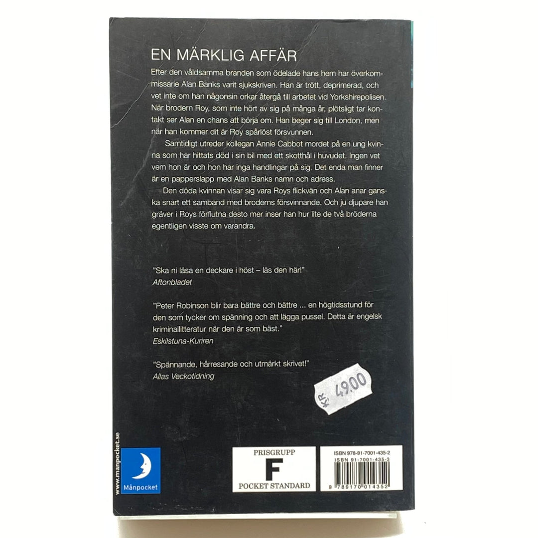 En Märklig Affär av Peter Robinson, Pocketbok - Homy Secondhand Online