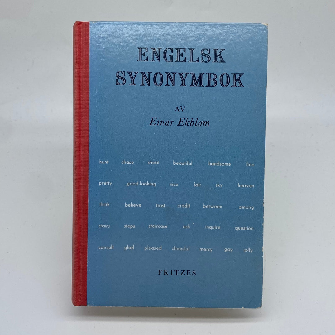 Engelsk Synonymbok av Einar Ekblom - Vintage - Homy Secondhand Online