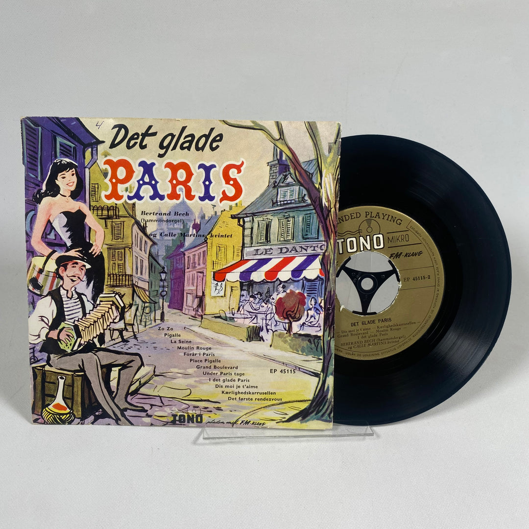 Retro vinylskiva TONO Det glade Paris