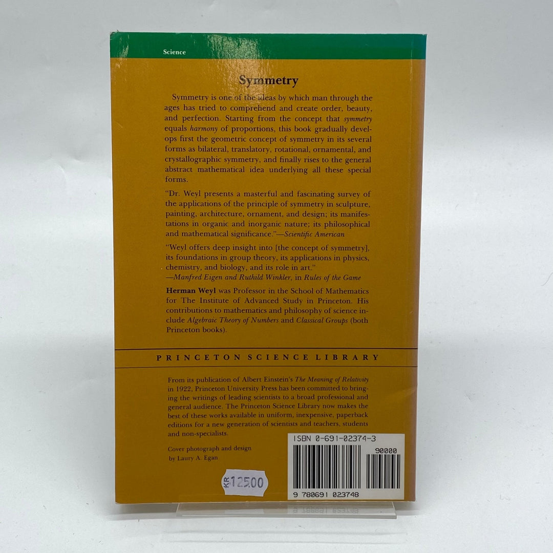Symmetry av Hermann Weyl vetenskapsbok - Homy Secondhand Online