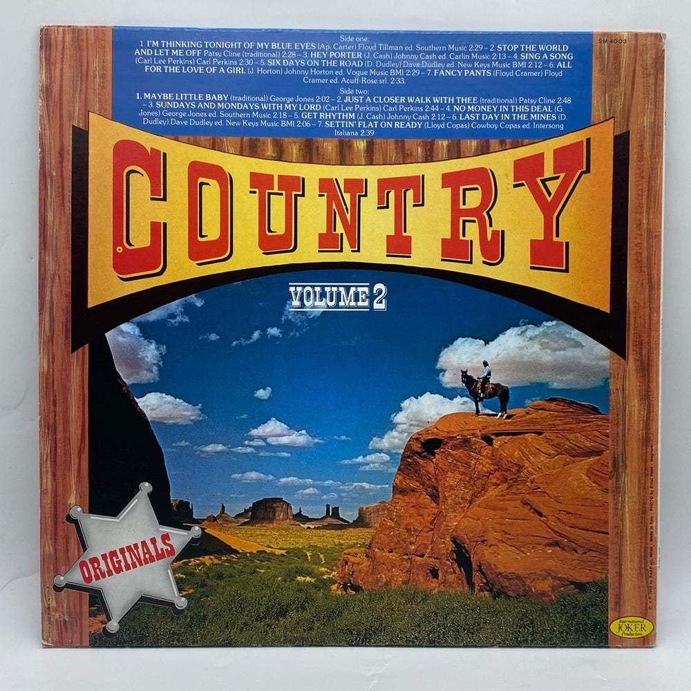 Country Volume 2 vinylskiva med Johnny Cash - Homy Secondhand Online