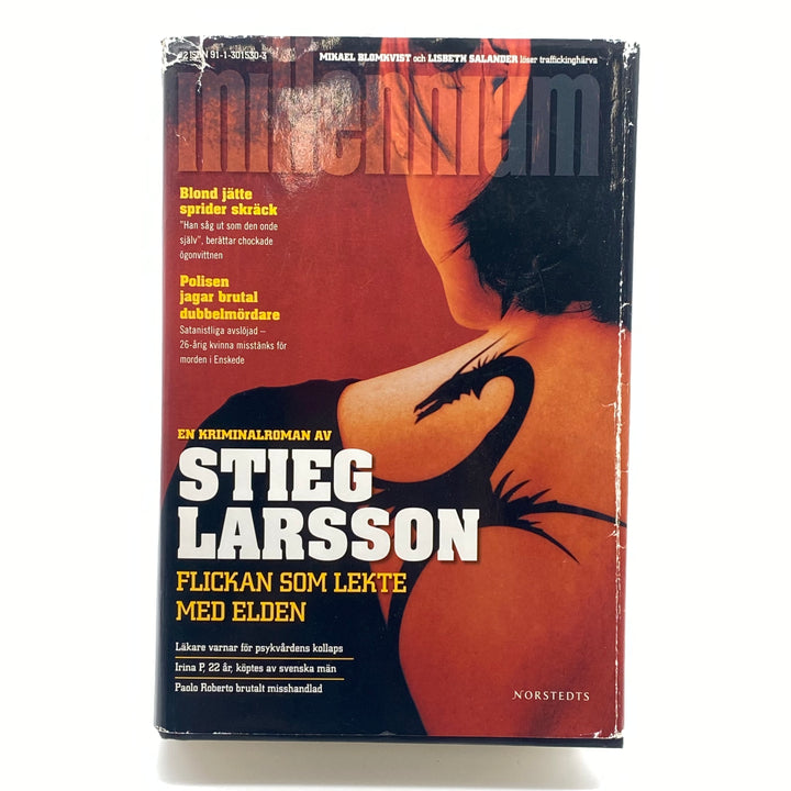 Klassisk bok "Flickan som lekte med elden" Larsson