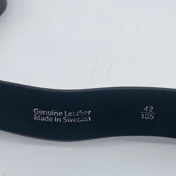 Klassiskt svenskt läderbälte i utmärkt skick