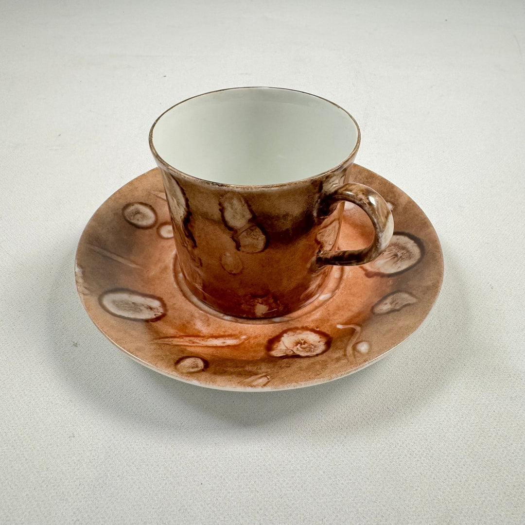 Sats med Kaffeservis i Porslin med Rustik Design - Homy Secondhand Online